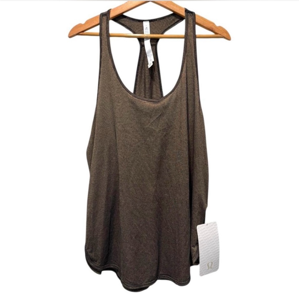 lululemon athletica Olive Green Racerback Tank Top